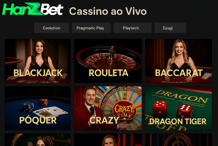 O HanzBet Live Casino lança promoções regularmente