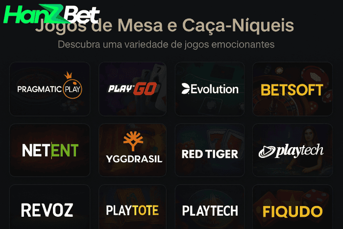 Slots populares Cassino HanzBet bônus e diversão
